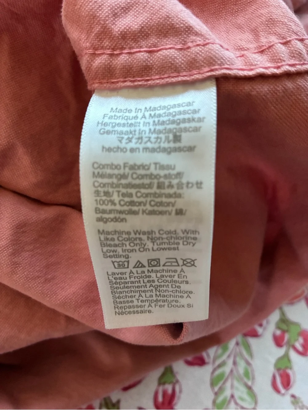 J.Crew Men's Button-Down Shirt - Dusty Rose size L 100% cotton